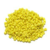 Glass Opaque Seed Beads Yellow 11/0