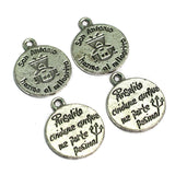 19mm Coin German Silver Charms