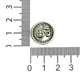 17mm Om German Silver Charms