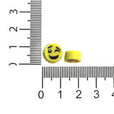 9mm Smiley Face Polymer Clay Fimo Beads