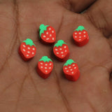 6x9mm Strawberry Polymer Clay Fimo Beads