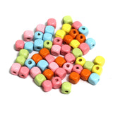 7mm Cube Wooden Beads